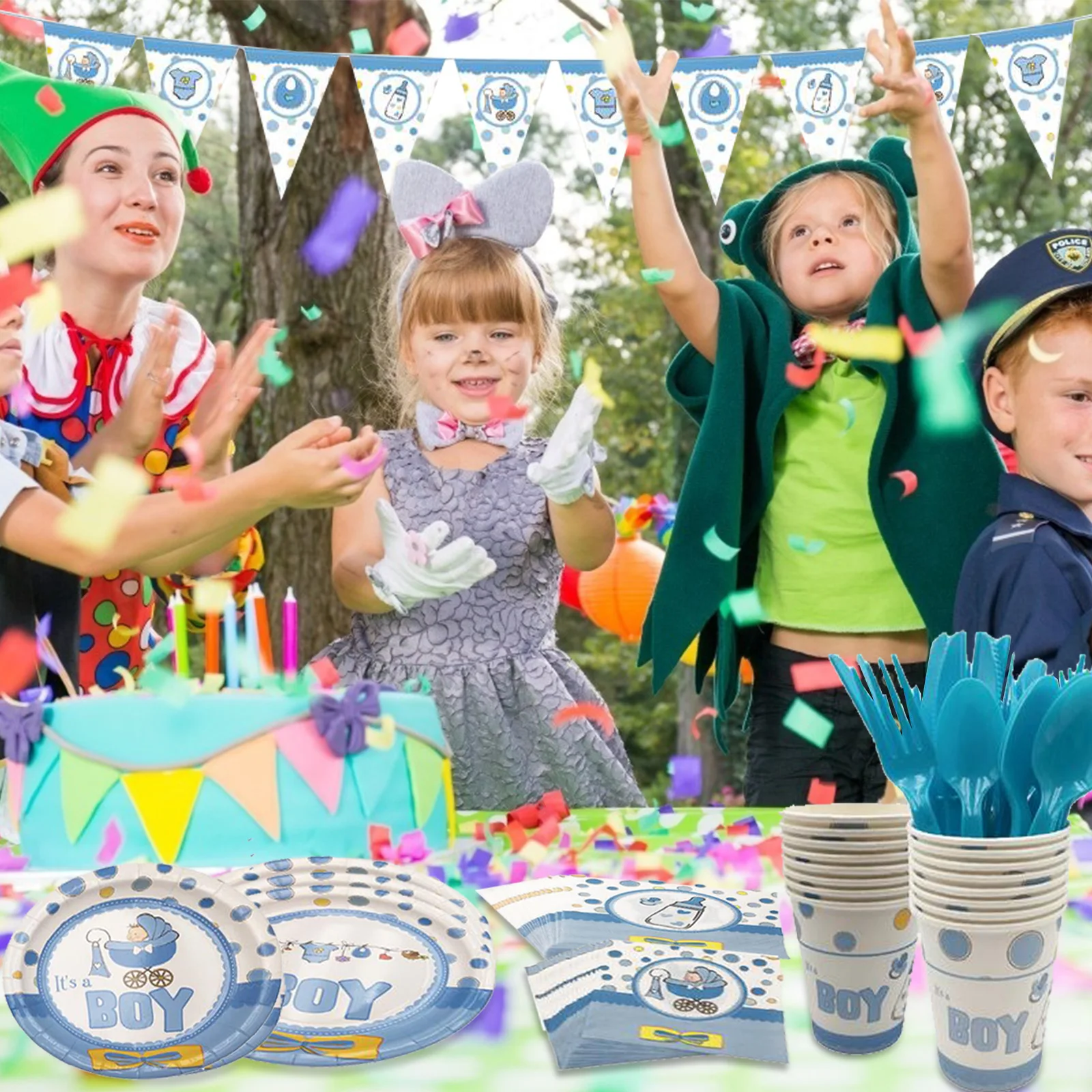 Пол раскрыть Baby Shower День рождения украшения Покупаете ли вы для мальчика или