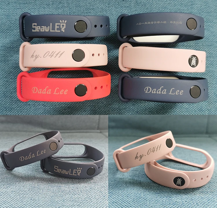Силиконовый ремешок для Xiaomi Mi Band 4 3 сменные ремешки браслета аксессуары |