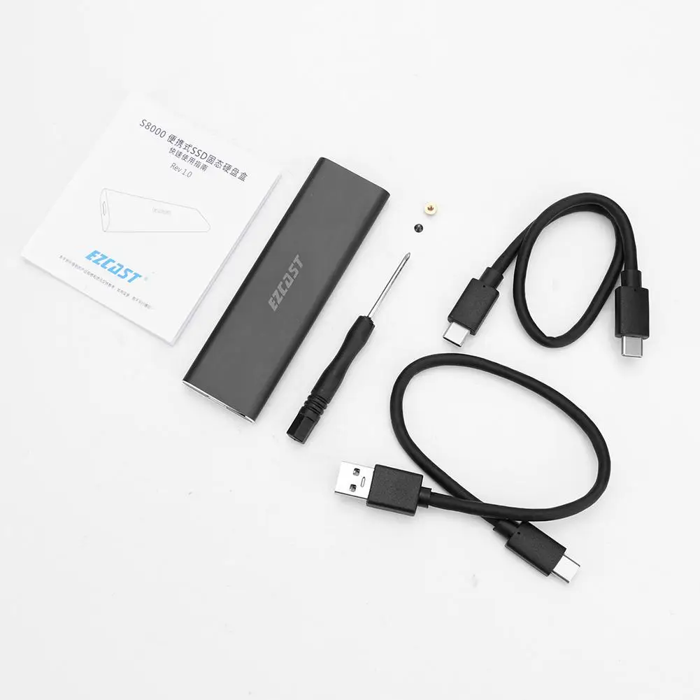 Корпус M2 SSD NVME PCIe корпус M.2 на USB Type C 3 1 GEN2 M адаптер для ключа жесткого диска