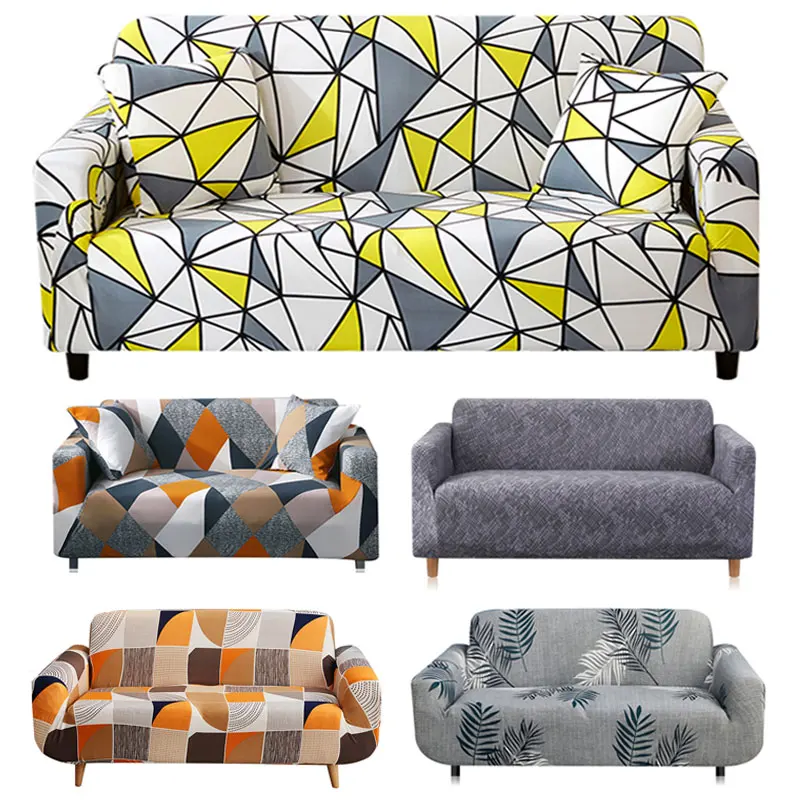 Чехлы на диван с геометрическим рисунком для гостиной SA47050|Чехлы диванов| |