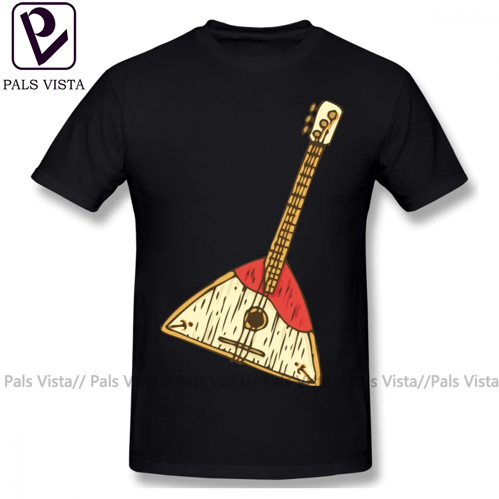 Balalaika, футболка, Balalaika, футболка с коротким рукавом, Мужская футболка, с принтом, хлопковая, Пляжная, негабаритная, забавная футболка