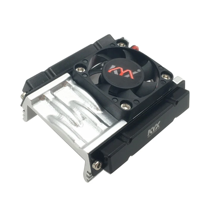 Radiador de Motor CNC de aleaci&oacute;n de aluminio, ventilador de refrigeraci&oacute;n de Motor cepillado 540/550 de 36mm para coches teledirigidos 1/10 D90 Scx10 II, piezas de repuesto-1
