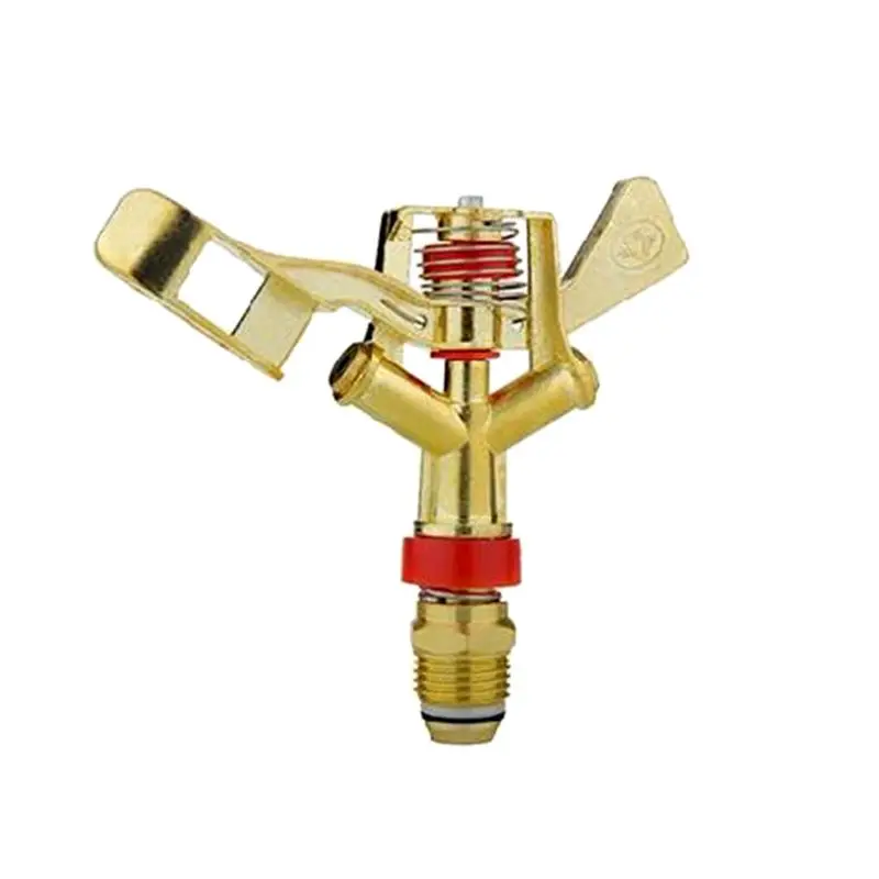 

360Rotating Watering Dripper Sprinkler 3/4'' Farm Irrigation Garden Spray Nozzle Brass Rocker Emitter