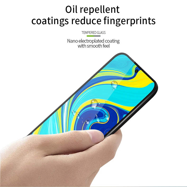 

MOFi For Xiaomi Redmi Note 9S Tempered Glass 3D Full Cover Screen Protector For Xiaomi Redmi Note 9S Protective Film