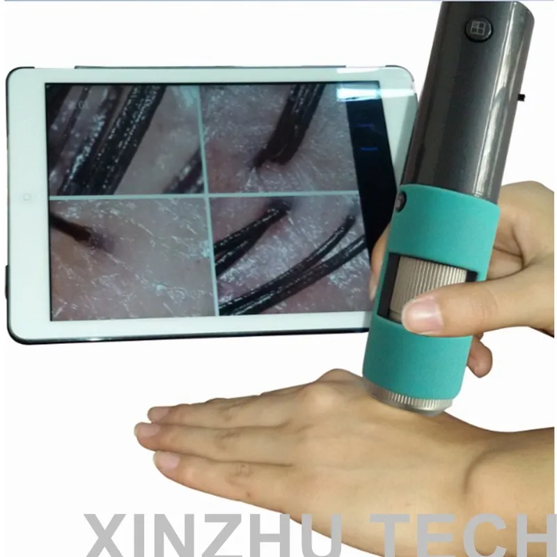 Новый Беспроводной Цифровой Микроскоп M30F с Wi Fi анализатор кожи камерой 2 0 M 720P HD 600x