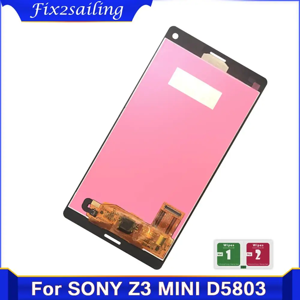 ЖК дисплей с сенсорным экраном и дигитайзером в сборе для Sony Xperia Z3 Mini Compact D5803 D5833