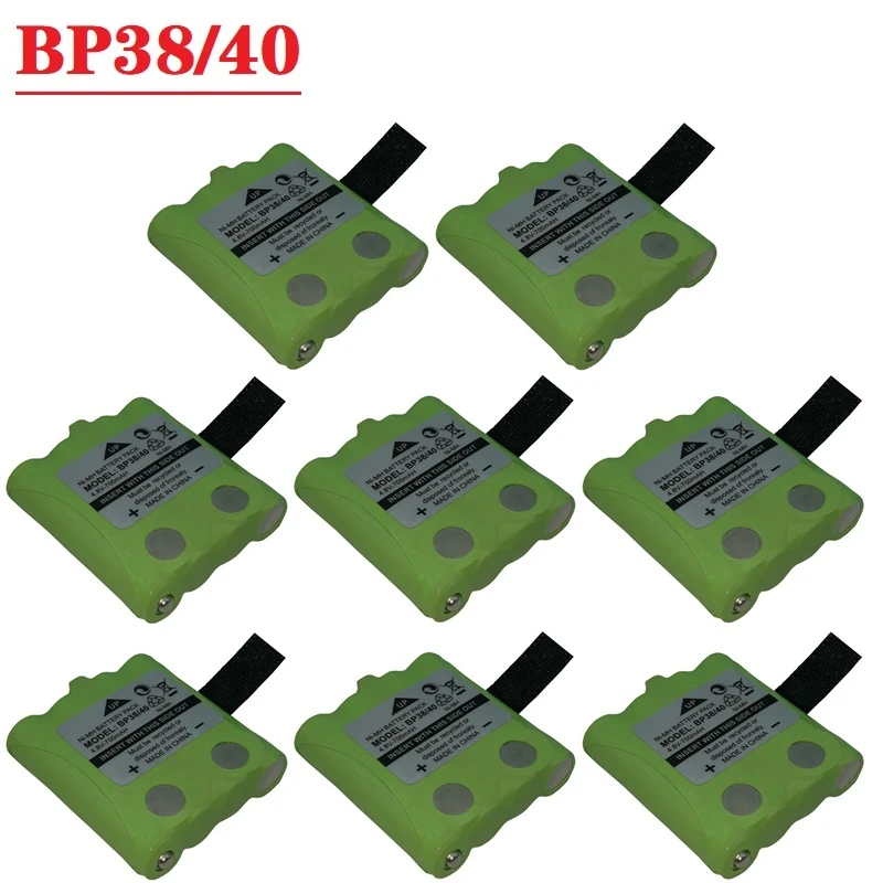 BP38/40 1 10 шт. 4 8 v батарея для Uniden BP 38 40 BT 1013 537 FRS 008 700 мА ч MOTOROLA TLKR T4 T5 T6 T7 T8 серии|Детали