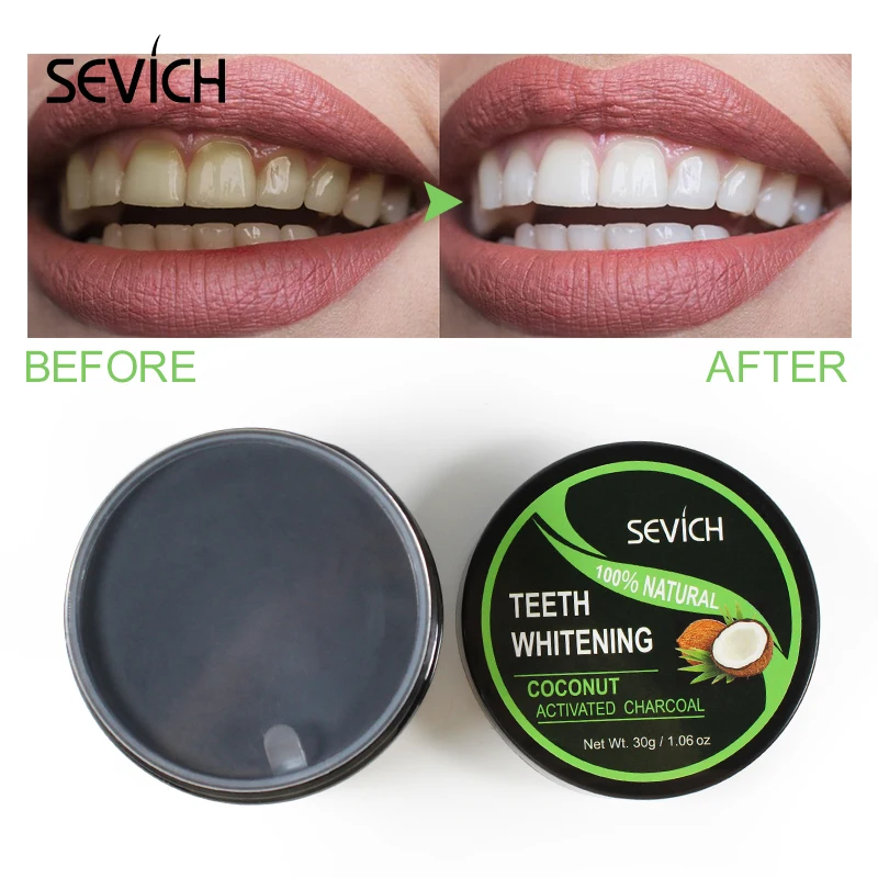Sevich 30g Teeth Whitening Powder Smoke Coffee Tea Stain Remove Bamboo Activated Charcoal Oral Hygiene Dental Tooth Care | Красота и