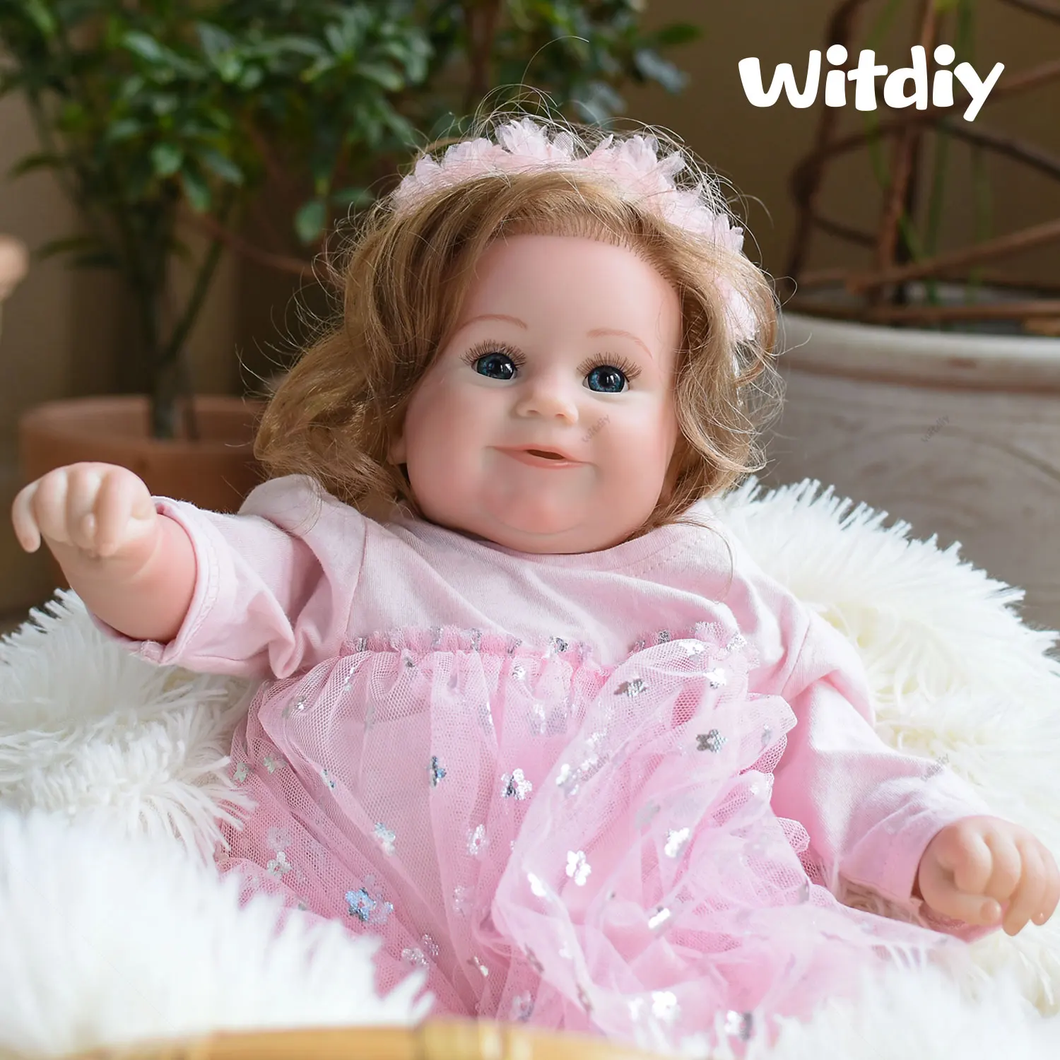 

Witdiy 18-19 Inch Maddie Reborn dolls Princess dress bebe reborn bonecas reborn fashion doll reborn baby doll
