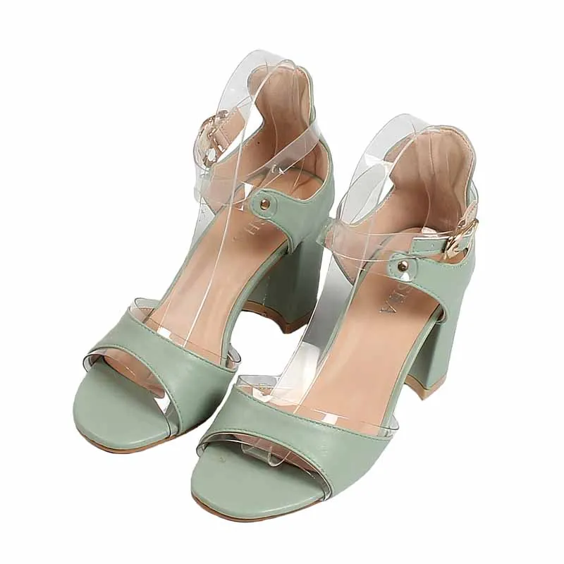 

2021 Summer Sale Of Women's Shoes Luxury Sandals Buckle Strap All-Match Suit Female Beige High Heels Espadrilles Platform New Co