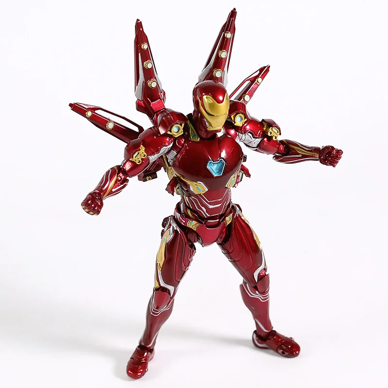 SHF Мстители эндгейм Железный человек Марка L MK 50 нано набор оружия 2 ПВХ фигурка Коллекционная модель игрушки
