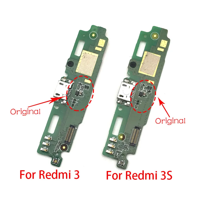 Оригинальный Новый USB порт для зарядки гибкий кабель док станции Xiaomi Redmi 3 3S