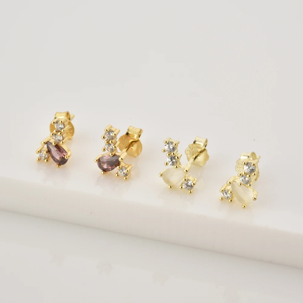 Серьги-гвоздики женские под серебро 2021 пробы | Украшения и аксессуары