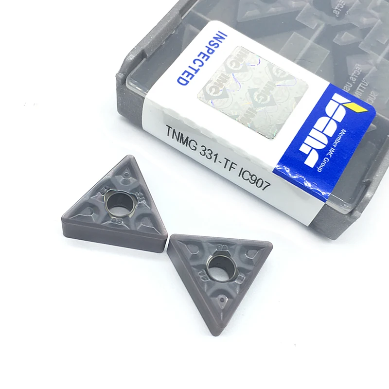 10 шт. TNMG160404 TF IC907/IC908 внешние токарные инструменты TNMG 160404 карбидная вставка для токарного станка режущий инструмент инструменты с ЧПУ