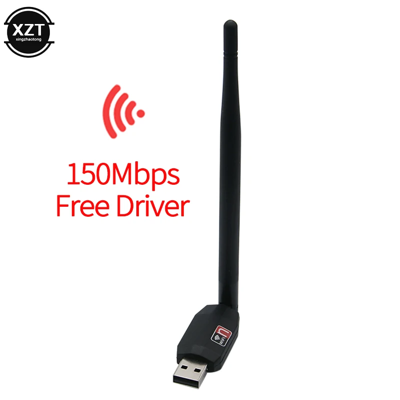 USB Wi fi адаптер 150 Мбит/с антенна 2 4 ГГц|Сетевые карты| |