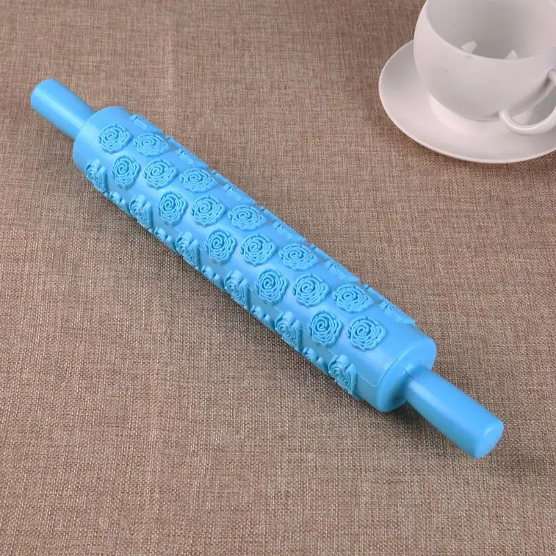 Антипригарное покрытие с рисунком Скалка Fondant (сахарная) рельефный валик пресс