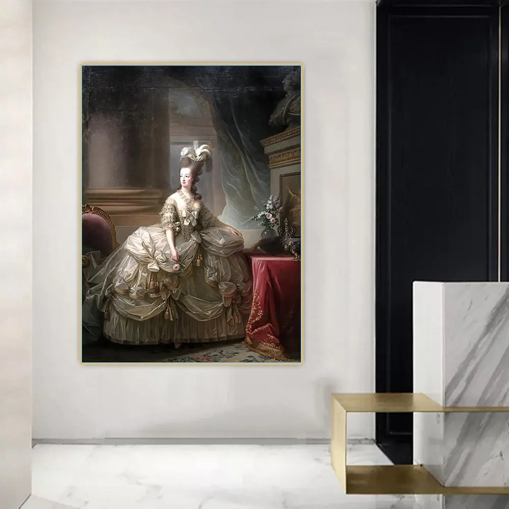 Картина на холсте Мария-лантонетт в Королевском платье 1778 дюйма - купить по
