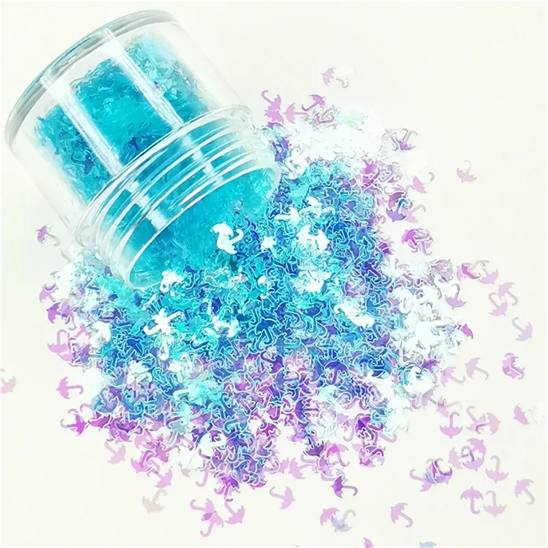 Ультратонкие Блестки для ногтей в форме зонтика 5 мм 10 г|Блестки| |