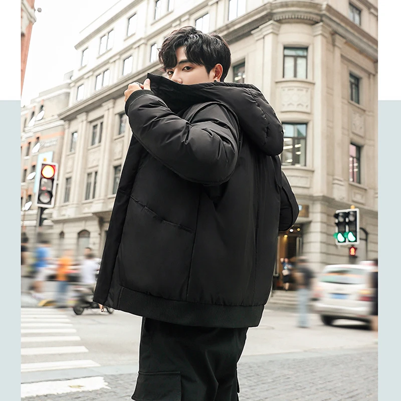 Мужское зимнее пальто брендовая куртка с капюшоном одежда 2020 толстая теплая
