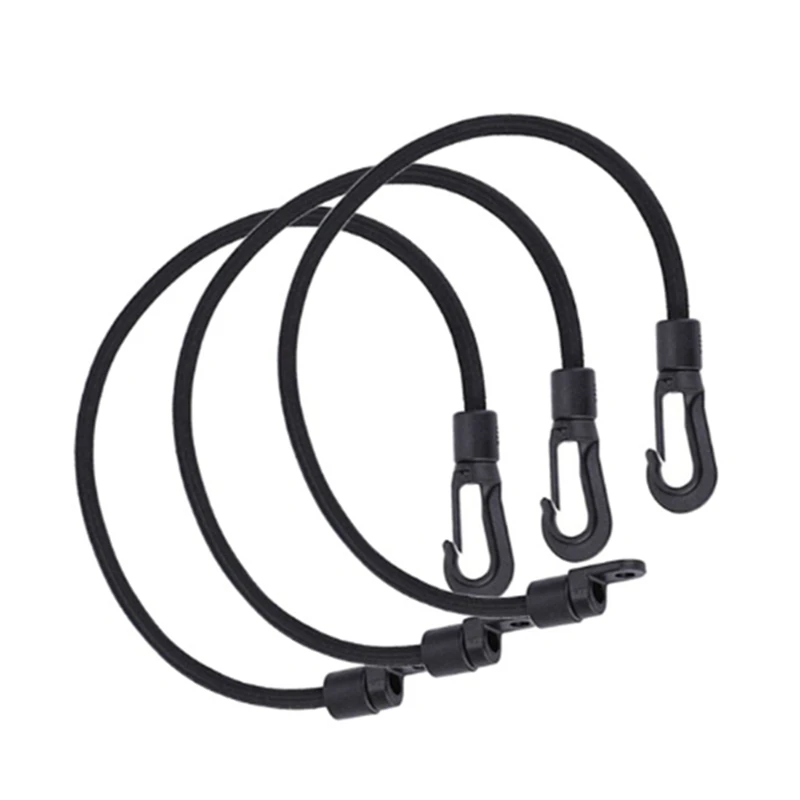 

ELOS-Canoe Kayak Bungee Shock Cord D Buckle Mooring Deck Fitting Sailing Rope with Screw Fishing Rigging Set