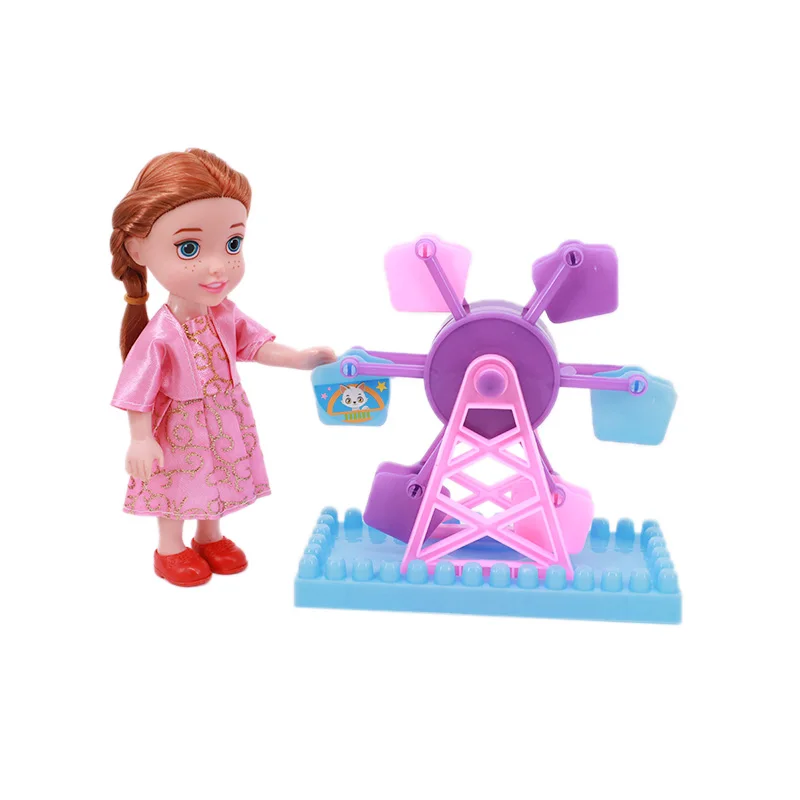 

Mix Cute Doll Furniture Pretend Play Toy Hangers Sofa Slider Wardrobe for Barbies Doll for Kelly Dollhouse Accessories Girl Toy