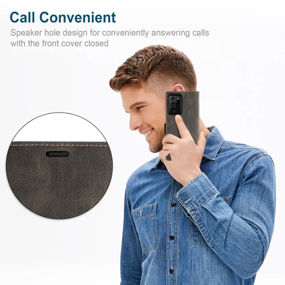 

For Samsung Galaxy Note 20 Ultra /Note 20 Retro Pu Leather Stand Flip Wallet Case Magnetic Card Pocket RFID BLOCKING