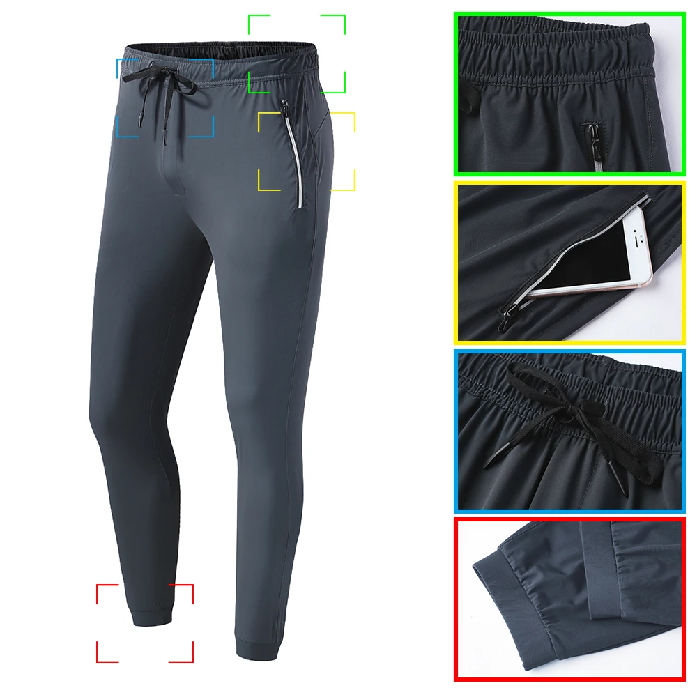 Jogging Sweatpants Men New Outdoor Running Sports Cycling Exercise Pants Gym Training Marathon Fitness Trousers