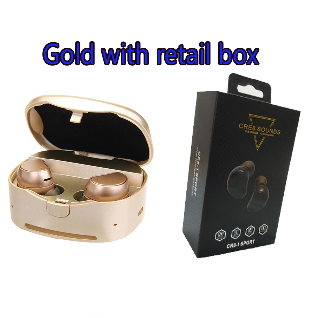 G With retail box Bluetooth наушники TWS наушники беспроводные наушники bluetooth гарнитура fone de ouvido sem fio audifonos para celular наушники - Цвет: G With retail box
