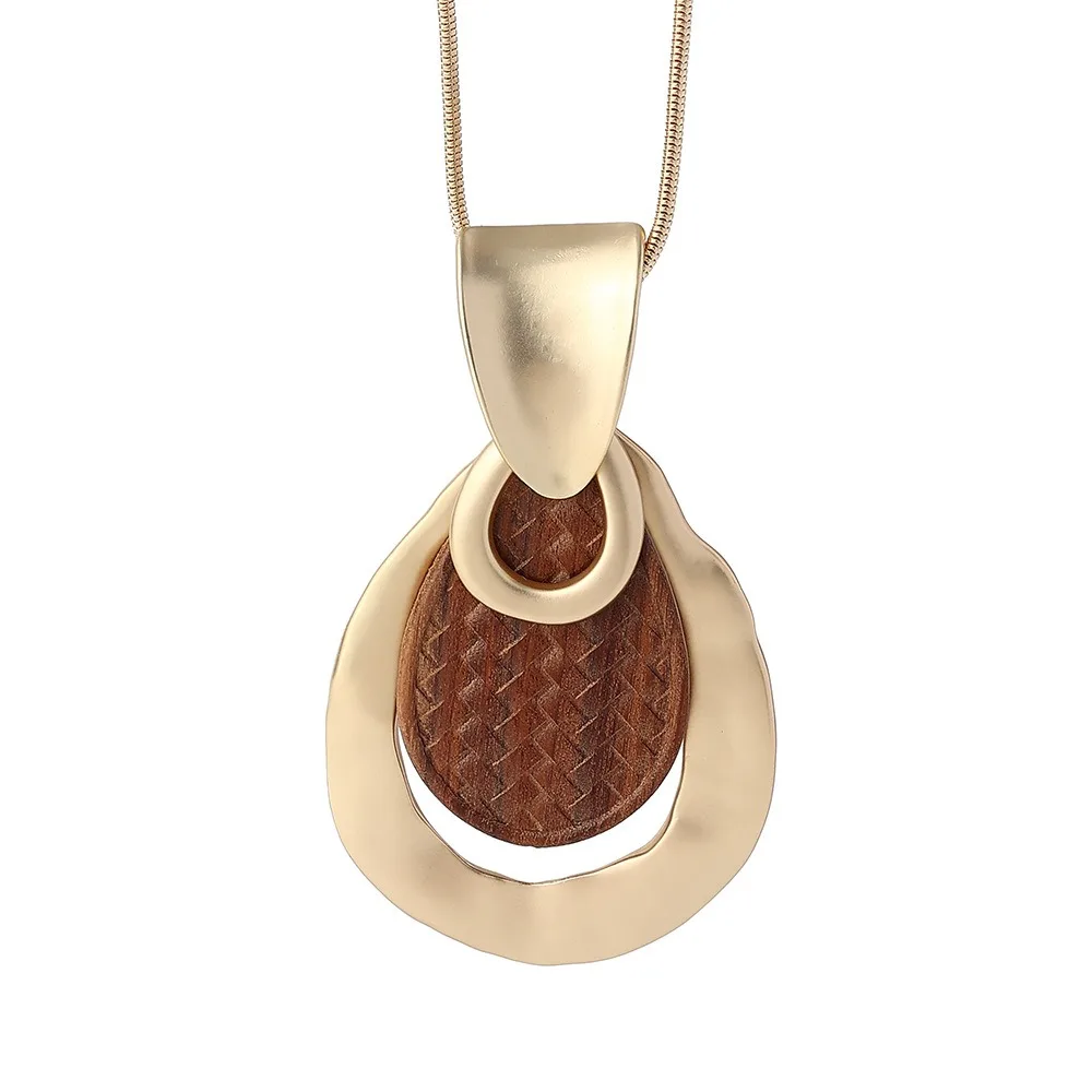 

ELOHYI длинное матовое ожерелье для женщин винтажное яркое женское модное ювелирное изделие Collares Mujer Kolye Jewelry