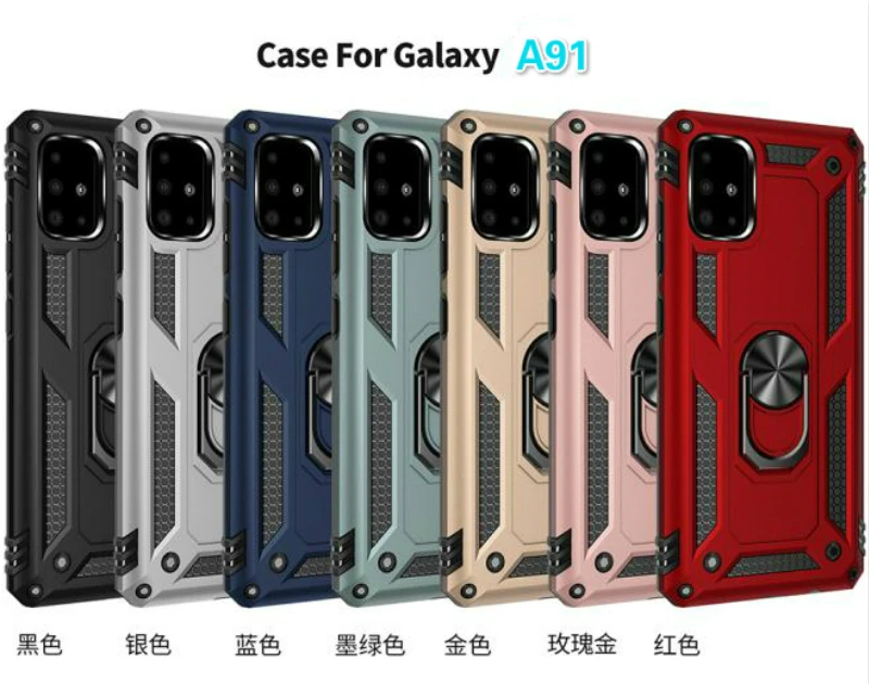 Прочный Магнитный бронированный чехол для Samsung A81 A91 чехол-держатель Galaxy Note 10 Lite S10