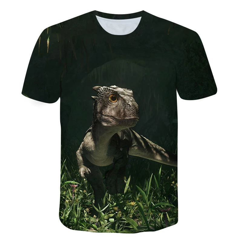 

Jurassic T-shirt Anime Boys and Girls World T-shirt Hot Jurassic T-shirt Children's New 3D Printed T-shirt