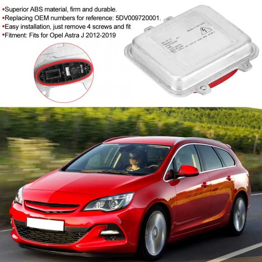 Модуль управления балластом для ксеноновых фар 5DV009720001 подходит Opel Astra J 2012