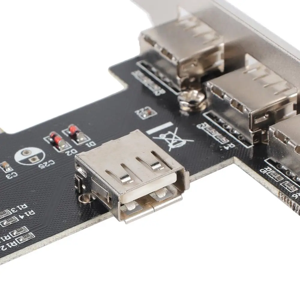 5 портов USB 2 0 USB2 PCI карты контроллер адаптер конвертер для NEC новый оптовый магазин