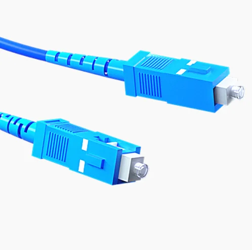 Cable &oacute;ptico de fibra blindado para exteriores, SC-SC de 12 n&uacute;cleos, puente de fibra de modo &uacute;nico-1