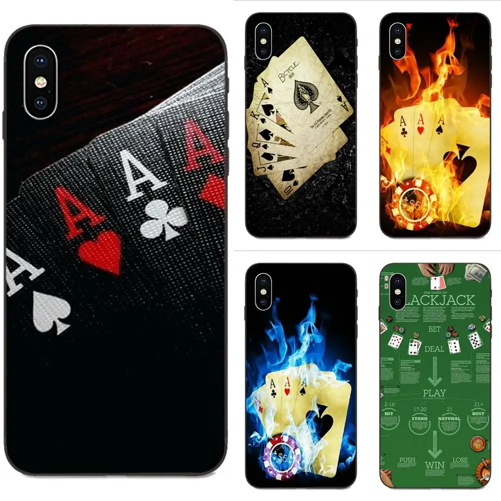 Роскошный Ретро чехол для телефона Poker Ace Spade A Galaxy A3 A5 A6 A6s A7 A8 A9 A10 A20E A30 A40 A50 A60 A70 A80 A90