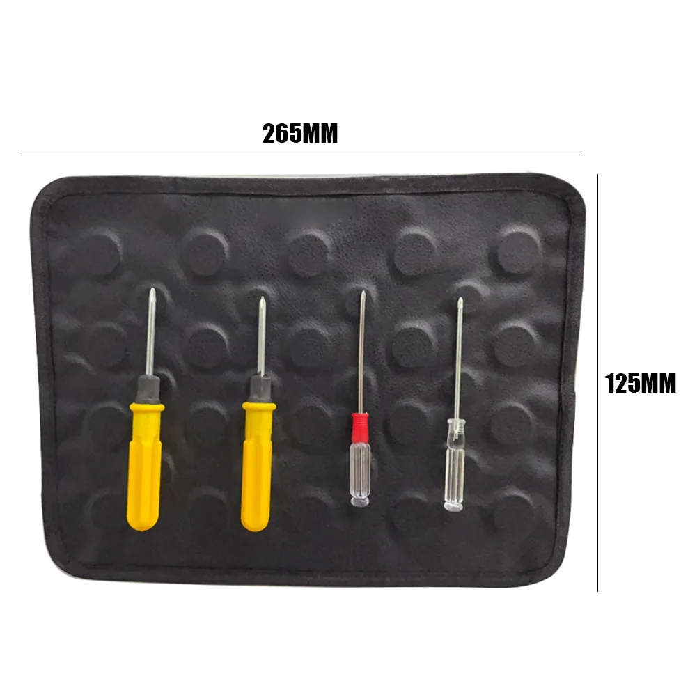 

Flexible Magnetic Tool Holder While Working Repair Tool Wrench Bolt Nut Storage Mat for Car Garage Workshop 10x5 inch