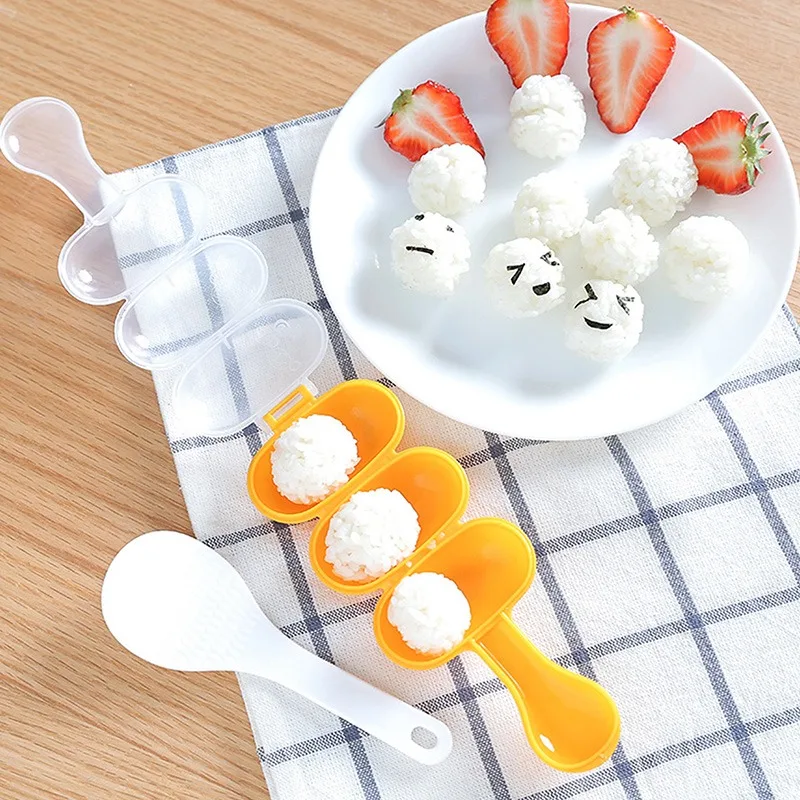 

1PC Creativity Rice Ball Molds Sushi Mold Maker DIY Sushi Maker Onigiri Rice Mold Kitchen Sushi Making Tools Bento Accessories