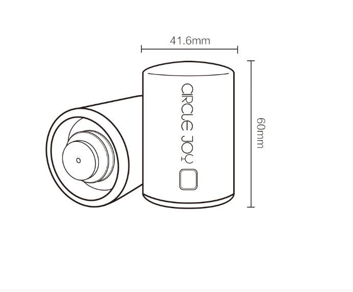 Xiaomi Circle Joy круглый из нержавеющей стали красное вино мини штекер вина вакуумная пробка эффективное сохранение памяти