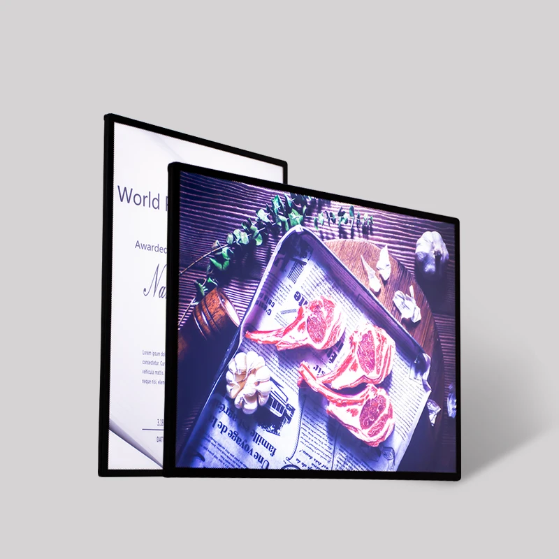 A4 дисплей для меню фаст фуда дешевые рекламные экраны фоторамка с подсветкой