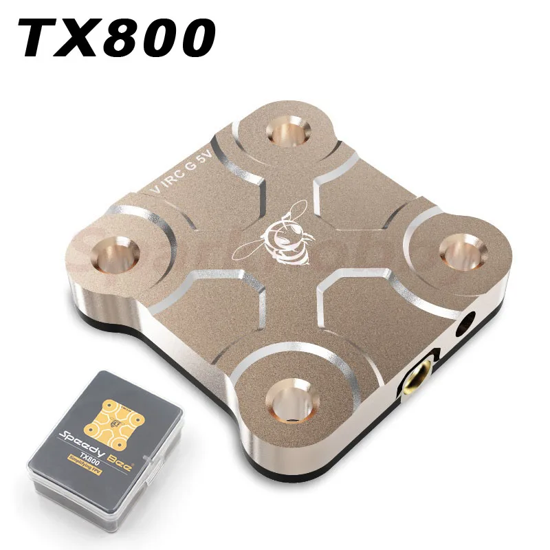Видеопередатчик RunCam SpeedyBee TX800, 5,8 ГГц, 48 каналов, FPV, VTX, питание 25 МВт/200 мВт/400 МВт/800 МВт, разъем MMCX для гоночного дрона на дистанционном управлении