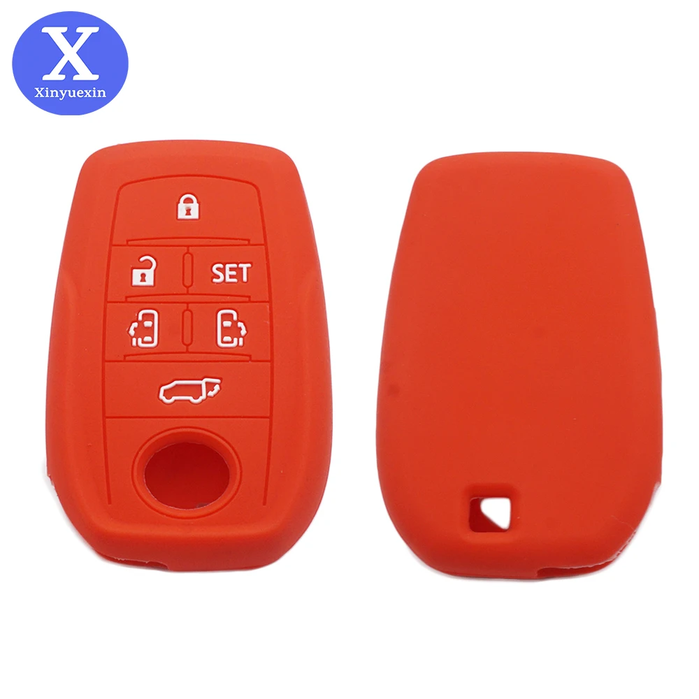 

Xinyuexin чехол для автомобильного ключа, силиконовый чехол Alphard для Toyota Vellfire Alphard 30 Series 2Voxy Ноев эскир Vellfire Harrier PREVIA