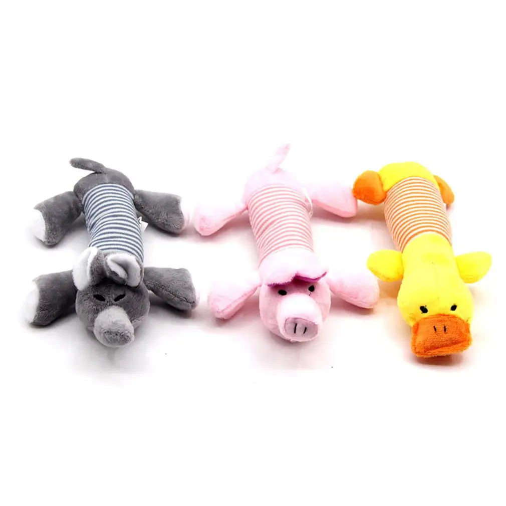 

Big Dog Toy Dog Teething Voiced Duck Molar Pet Toy Supplies Stuffed Squeaking Duck Honking Duck