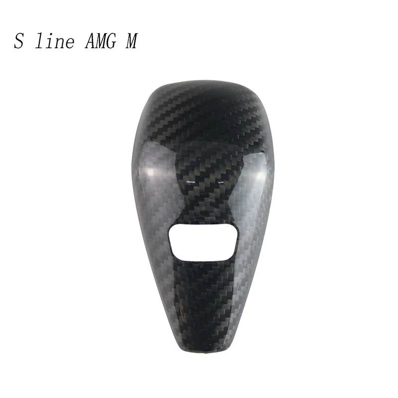 Автомобильный Стайлинг из углеродного волокна стиль рукоятка переключения
