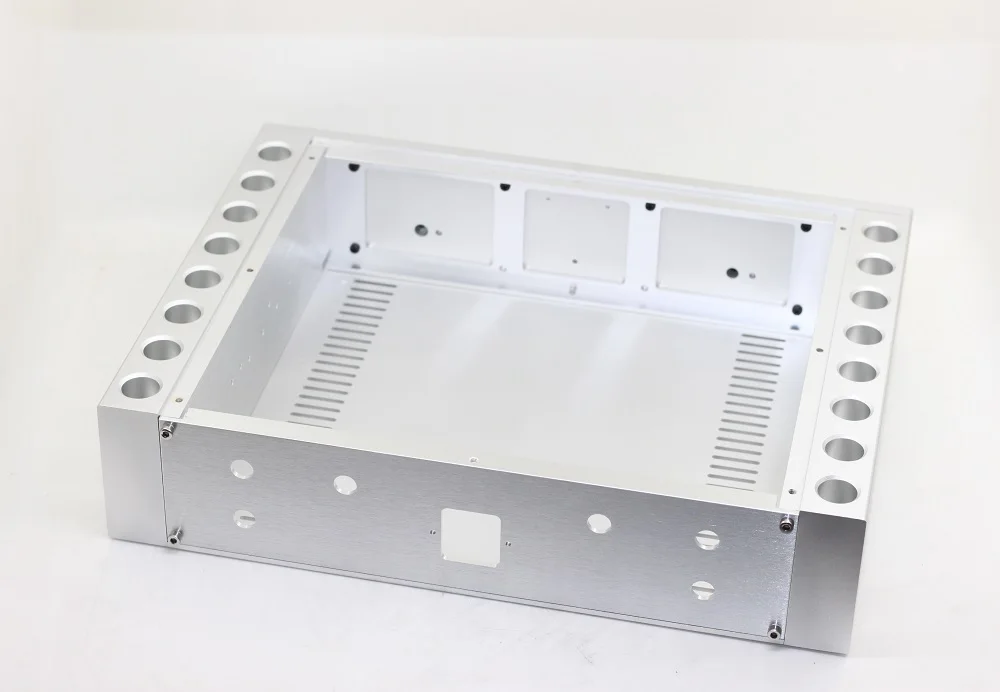 

Size (mm) : W361 H85 L270 All Aluminum Precision CNC Amplifier Case BZ3608B