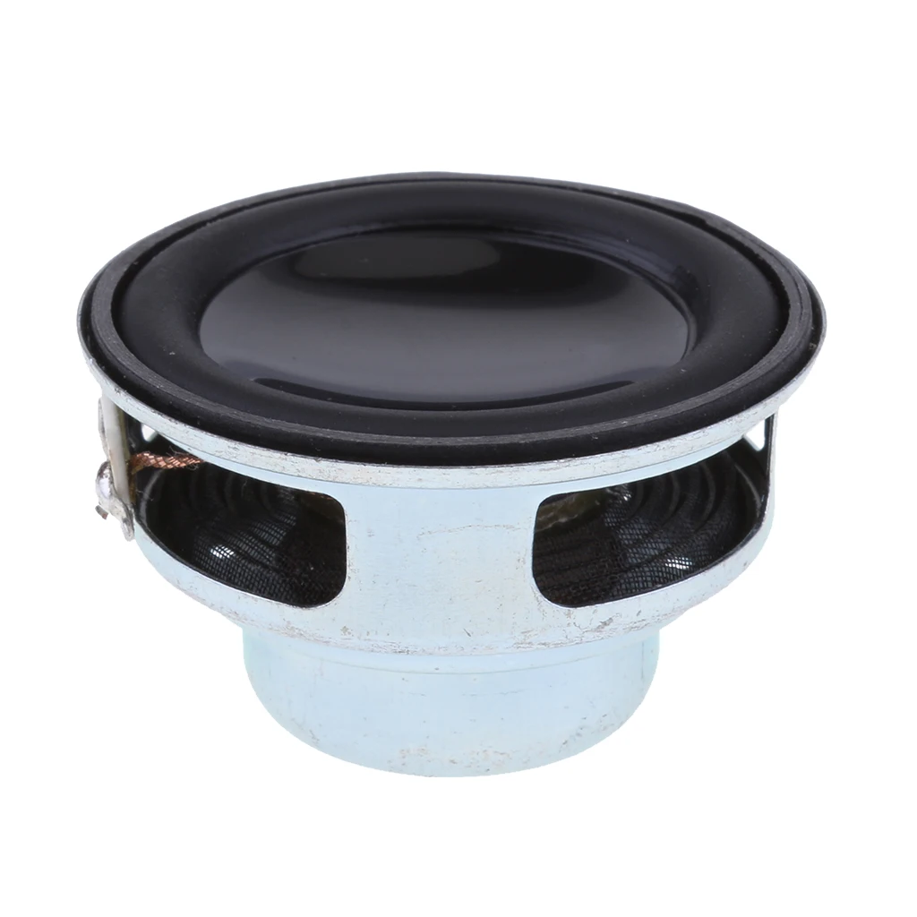 Professional 40mm 4Ohm 5W Full Range Audio Speaker PU Round Hi-Fi Stereo Sound Black | Электроника