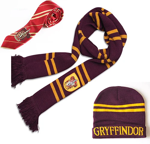 Смесь хлопка шарф Поттер Косплей Hw школьный Ravenclaw Гермиона длинные шарфы Slytherin