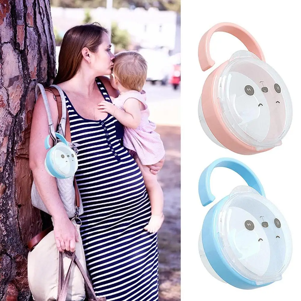 

Baby Pacifier Storage Box Transparent Dustproof With PP Material Nipple Case Travel Storage Case Holder Pacifier Storage