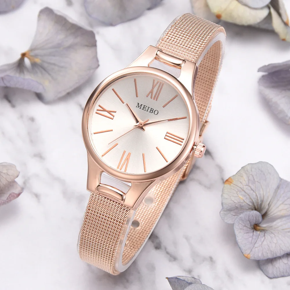 

Women Watches Bayan Kol Saati Fashion Rose Gold Silver Ladies Watch For Women reloj mujer saat relogio zegarek damski Clock Gift