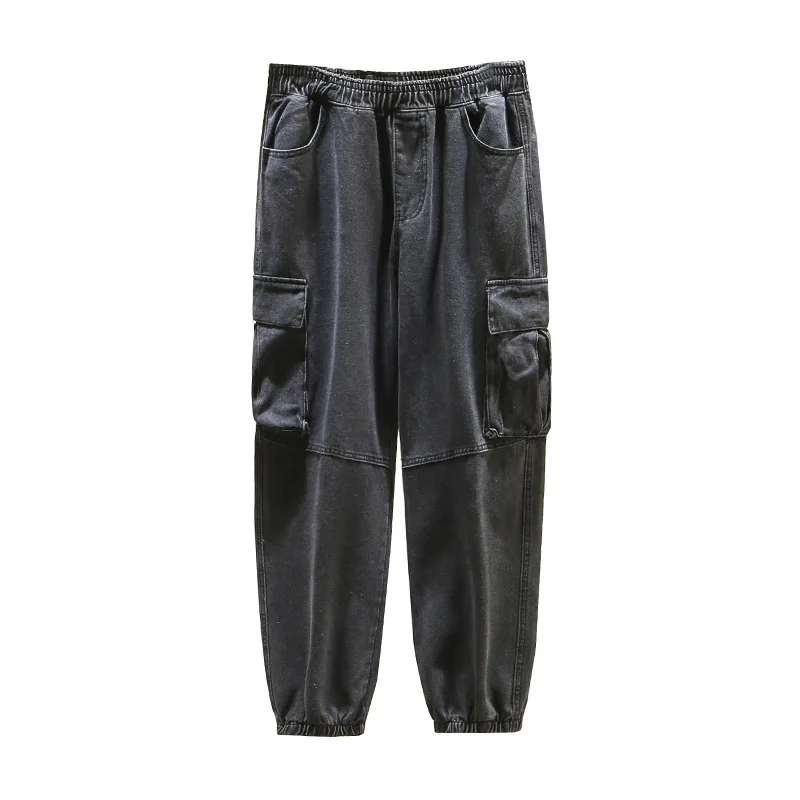 2020 весенние модные женские джинсы с высокой талией хлопковые Свободные