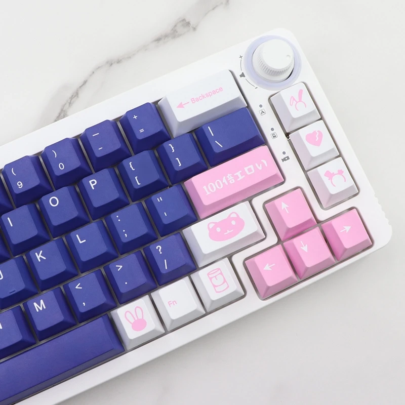 

134 Keys Set PBT Key Caps DYE-SUB Cherry Profile Dreaming Girl Keycaps for GK61 64 68 87 108 Mechanical Keyboard Keycap YYDS